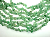 Green Aventurine, 4-9 mm Chips Beads, Long Strand