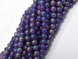 Mystic Coated Amethyst 6mm (6.5mm) Round-BeadBeyond