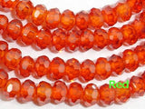 CZ beads, Faceted Rondelle 3.5x4mm-Cubic Zirconia-BeadBeyond
