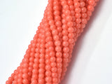 4 Strands Plastic (Imitation Pink Coral)-Salmon Pink, 4mm (4.4mm)-Pearls & Glass-BeadBeyond