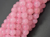 Rose Quartz Beads, 8mm (8.4mm) Round Beads-Gems: Round & Faceted-BeadBeyond