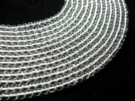 Clear Quartz Beads, 6mm (6.2mm) Round Beads,15.5 Inch, Full strand-Gems: Round & Faceted-BeadBeyond