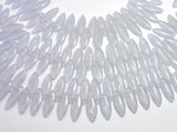 Glass Beads-Light Lavender, 8x22mm Marquise, 11 Inch-BeadBeyond