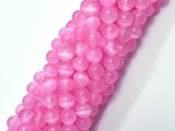 Selenite - Pink, 8mm (8.5mm) Round-BeadBeyond