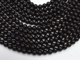 Jet 8mm Round Beads-BeadBeyond