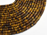 Tiger Eye, Approx. 2x4mm, Heishi Disc-BeadBeyond