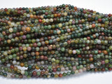 Indian Agate Beads, Fancy Jasper Beads, 4mm Round Beads-BeadBeyond