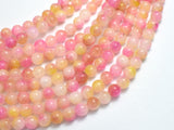 Jade - Pink & Yellow, 6mm Round-BeadBeyond