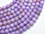 Jade - Purple, 8mm Round-BeadBeyond