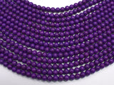 Purple Howlite, 6mm Round Beads-BeadBeyond