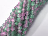 Selenite - Green & Purple, 6mm (6.5mm)-BeadBeyond