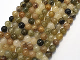 Lodolite Quartz, 8mm (8.5mm) Round-BeadBeyond