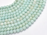 Matte Amazonite Beads, 6mm Round Beads-BeadBeyond