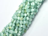 Green Angelite Beads, 5x7mm Nugget Beads, 15.5 Inch-BeadBeyond
