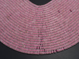 Rose Quartz, Approx. 2x4mm, Heishi Disc-BeadBeyond