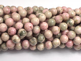 Peruvian Rhodonite, 8mm (8.8mm) Round-BeadBeyond