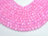 Selenite - Pink, 6mm (6.5mm) Round-BeadBeyond