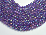 Mystic Coated Amethyst 8mm Round-BeadBeyond