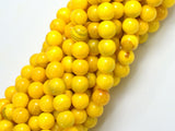 Jade - Yellow, 8mm Round-BeadBeyond