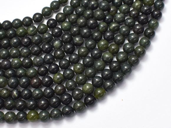 Canadian Jade Beads, 6mm Round-BeadBeyond