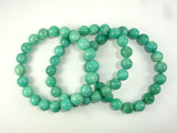 African Amazonite Beads, African Amazonite Bracelet, 9-10mm, Approx 7.5 Inch