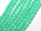 Jade - Green 8mm Round Beads-BeadBeyond