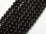 Jet 8mm Round Beads-BeadBeyond