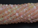 Selenite - Peach & Yellow, 6mm (6.5mm)-BeadBeyond