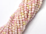 Jade - Pink & White, 4mm (4.5mm)-BeadBeyond