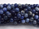 Sodalite, 8mm round-BeadBeyond
