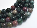 Indian Agate Beads, Fancy Jasper Beads, 14mm Round-BeadBeyond