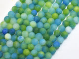 Matte Jade - Green & Blue, 6mm Round-BeadBeyond