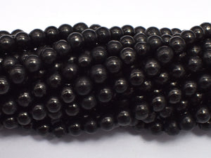 Genuine Shungite, 4mm (4.6mm) Round-BeadBeyond