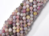 Pink Tourmaline Beads, 6mm Round-BeadBeyond
