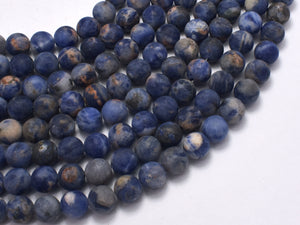 Matte Sodalite Beads, 8mm, Round Beads-BeadBeyond