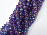 Mystic Coated Amethyst 8mm Round-BeadBeyond