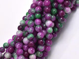 Jade - Ruby & Green, 6mm Round-BeadBeyond