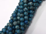 Gray Picture Jasper - Blue, 8mm (8.5mm)-BeadBeyond