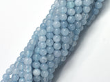 Jade - Aquamarine, 4mm (4.5mm), Round-BeadBeyond