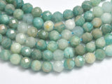 Amazonite, 3.8mm Micro Faceted Round-BeadBeyond