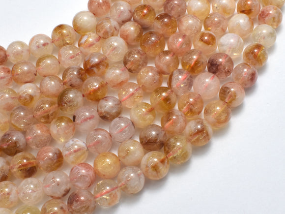 Citrine Beads, 8mm, Round-BeadBeyond