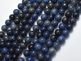 Dumortierite Beads, 8mm Round Beads-BeadBeyond