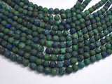 Matte Azurite Malachite Beads, 8mm Round Beads-BeadBeyond