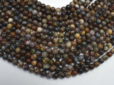 Pietersite, 7.8mm Round Beads-BeadBeyond