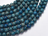 Gray Picture Jasper - Blue, 8mm (8.5mm)-BeadBeyond