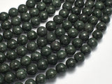 Natural Mocui Jade, 8mm Round-BeadBeyond