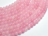 Jade - Pink, 6mm (6.5mm) Round-BeadBeyond