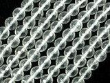 Clear Quartz Beads, 8mm Faceted Round Beads-BeadBeyond