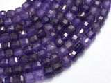 Amethyst, 5.5x5.5mm Faceted Cube Beads, 12.5 Inch-BeadBeyond