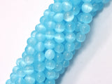 Selenite - Blue, 8mm (8.5mm) Round-BeadBeyond